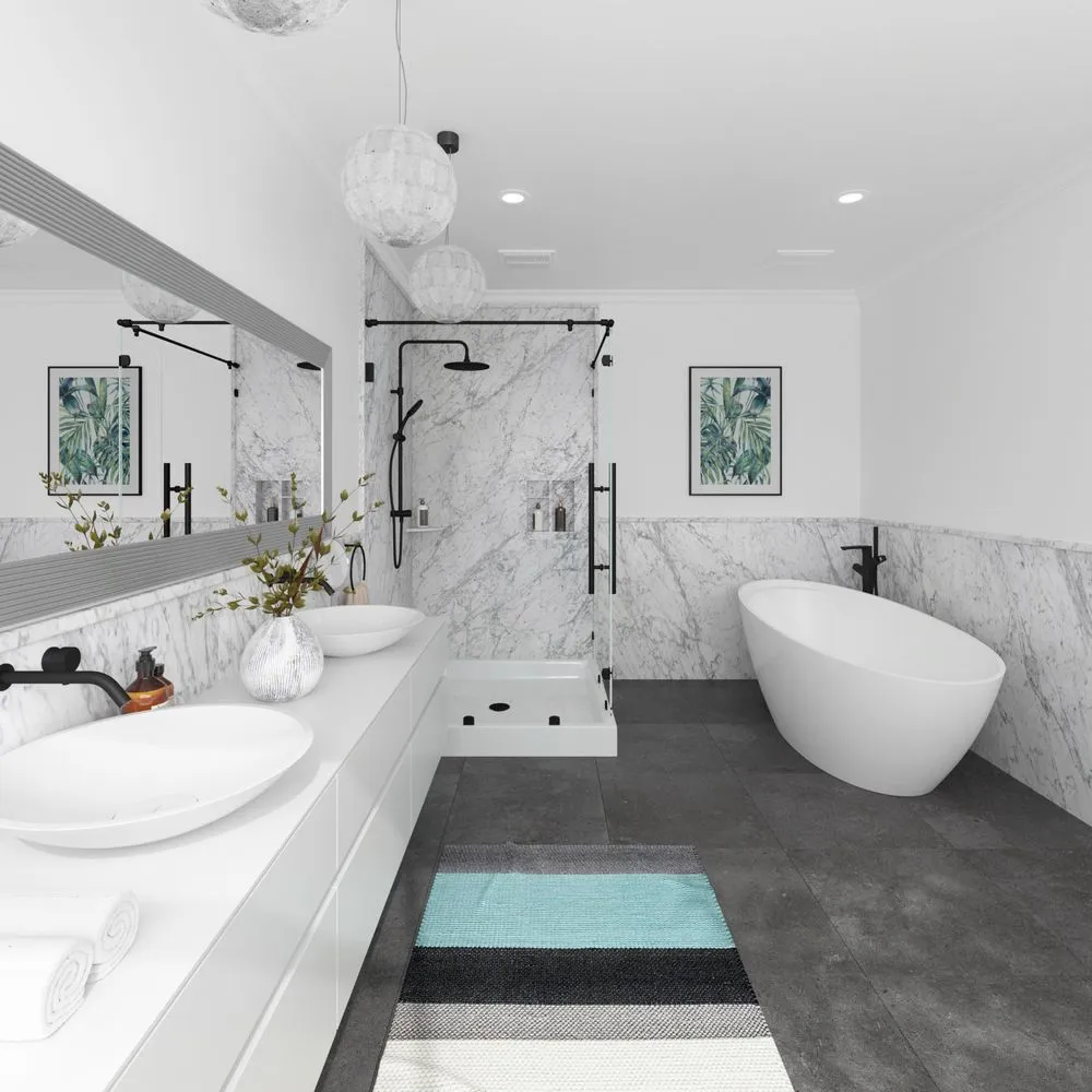 Custom residential landscaping in Dallas, TX by Basad Builders