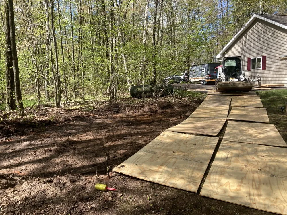 Affordable yard maintenance with custom design in Abrams, WI by Basche