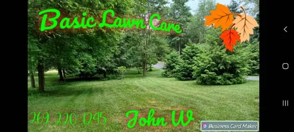 Basic Lawn Care Logo