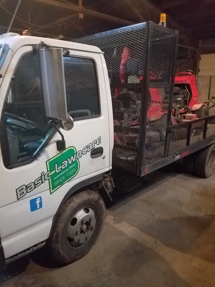 Expert lawn mowing service for year-round maintenance in Ashtabula, OH by Basic Lawncare