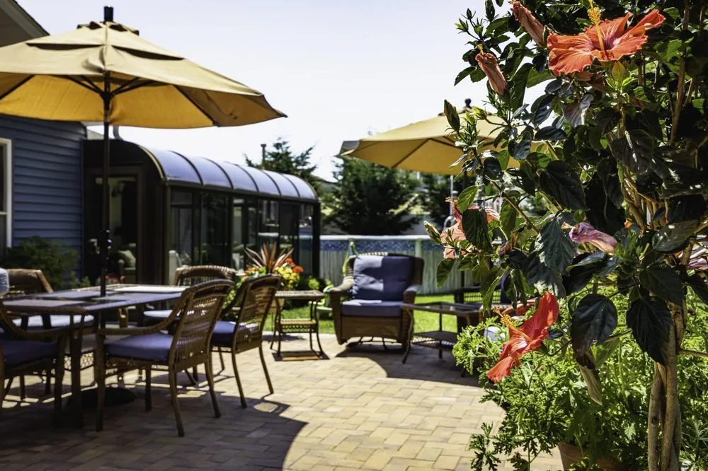 Custom residential landscaping for residential properties in Deer Park, NY by Basics Landscaping