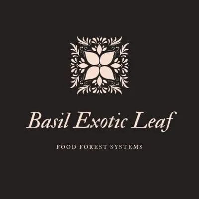 Basil Exotic Leaf Food Forest Systems Logo