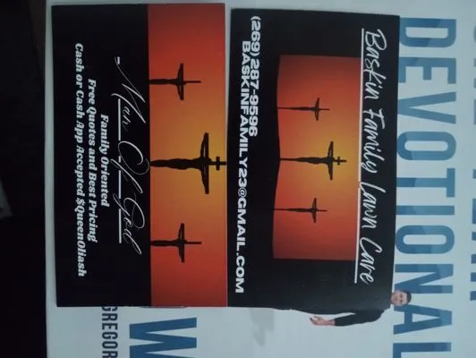 Baskin Family Lawn Care Logo