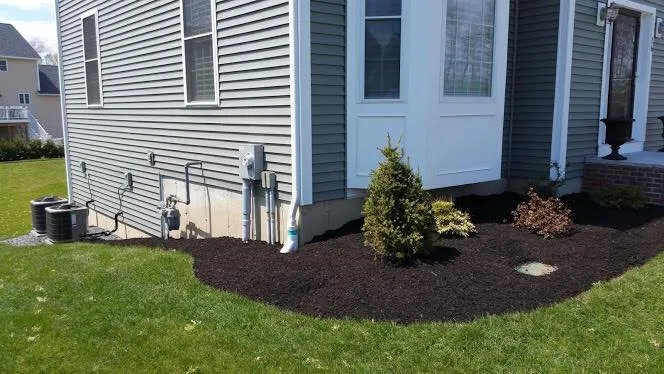 Custom landscape installation in Lowell, MA - Basler Industries Corporation