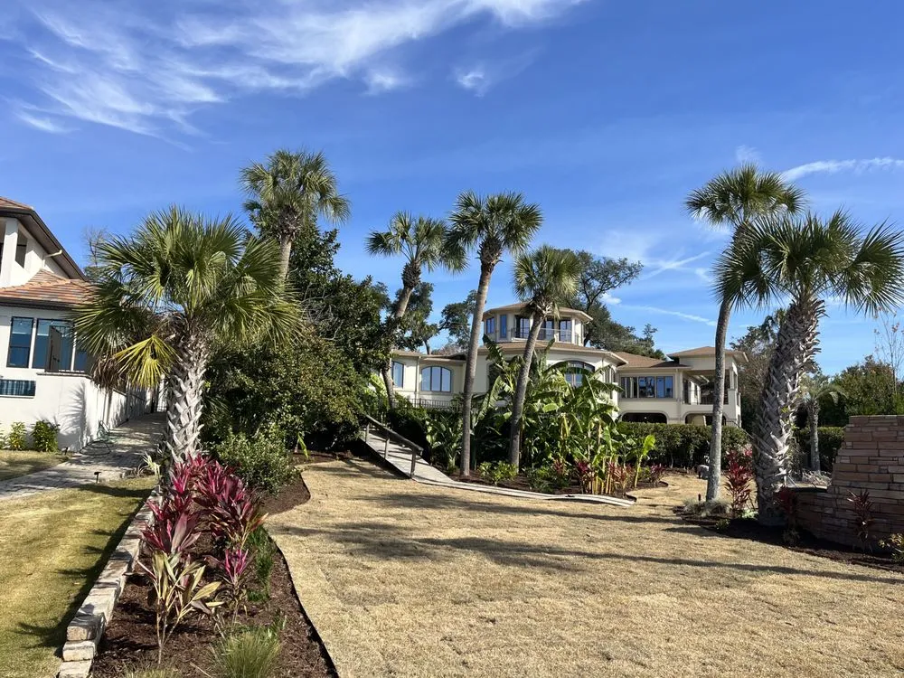 Top-rated garden landscaping with custom design in Panama City, FL by Bass Building and Outdoor Services