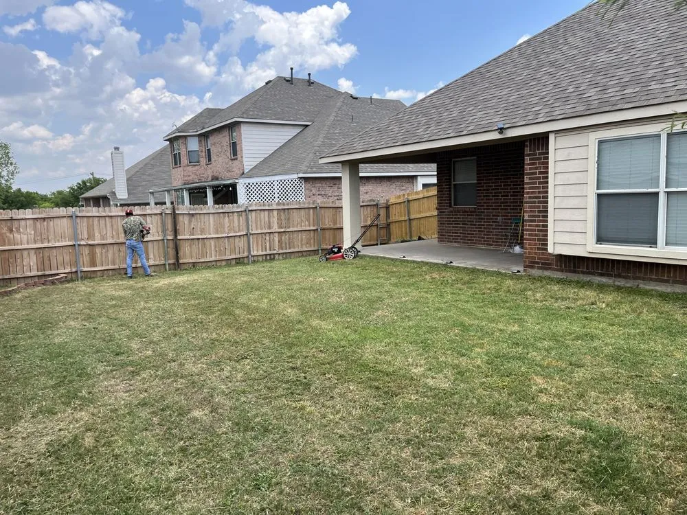 Professional outdoor landscaping in Fort Worth, TX by Bastidas Landscaping