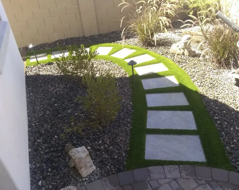 Custom outdoor landscaping in Mesa, AZ - Batista Eco Green