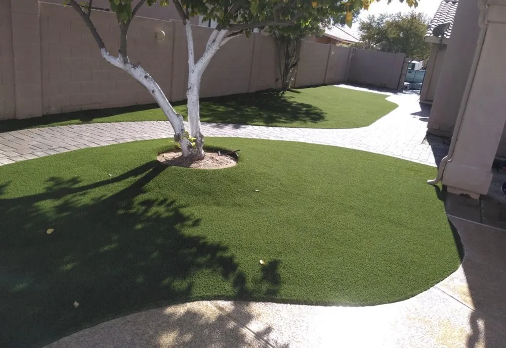 Professional lawn mowing service for residential properties across Mesa, AZ - Batista Eco Green