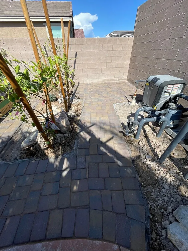 Custom lawn mowing service in North Las Vegas, NV by Battle Born Turf & Pavers
