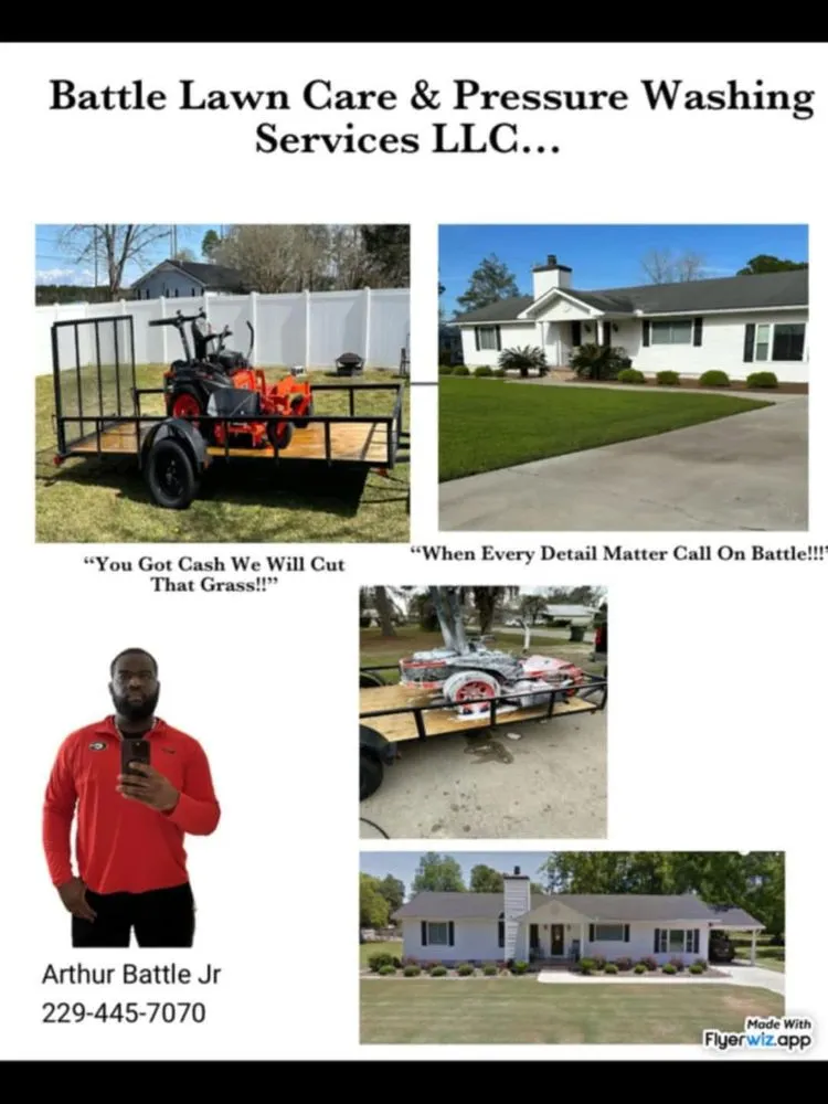 Affordable yard cleanup service in Ocilla, GA by Battle Lawn Care & Pressure Washing Services