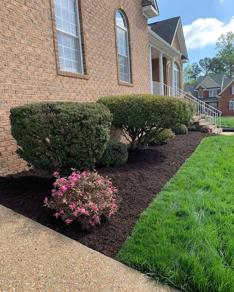 Professional yard maintenance in Chester, VA by Battle lawn service