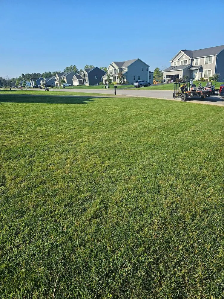 Custom garden landscaping in Orchard Park, NY by Battles Landscaping and Lawn Service