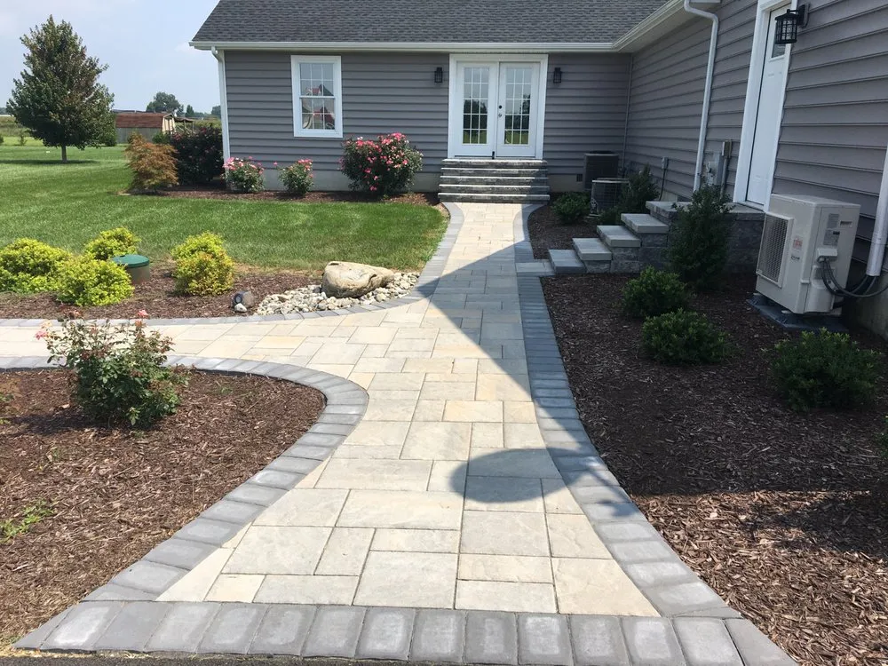 Expert landscape installation for beautiful yards in Denton, MD by Bauer and Sons Landscaping