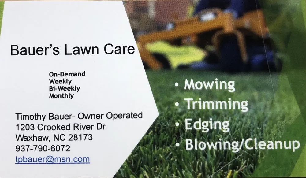 Local landscaping services for year-round maintenance across Waxhaw, NC - Bauer’s Lawn Care