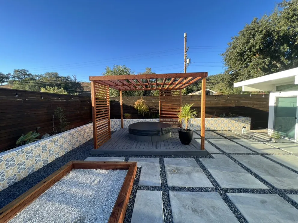 Local landscaping services with custom design across Manteca, CA - Bautista Concrete