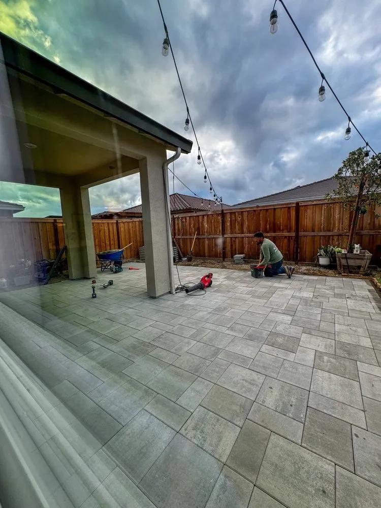 Affordable lawn mowing service in Manteca, CA by Bautista Concrete