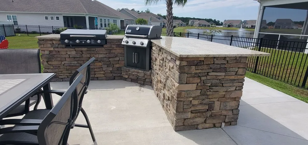 Custom landscaping services in Conway, SC by Bautista Construction