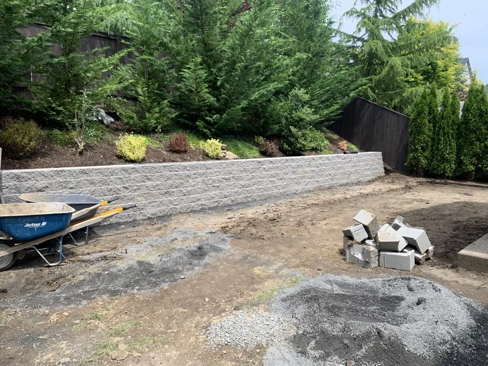 Local landscape installation for beautiful yards in Canby, OR by Bautista Masonry