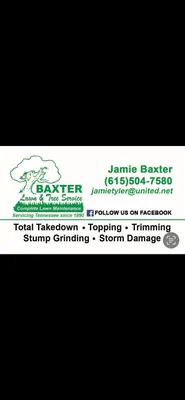 Baxter Lawn And Tree Service Logo
