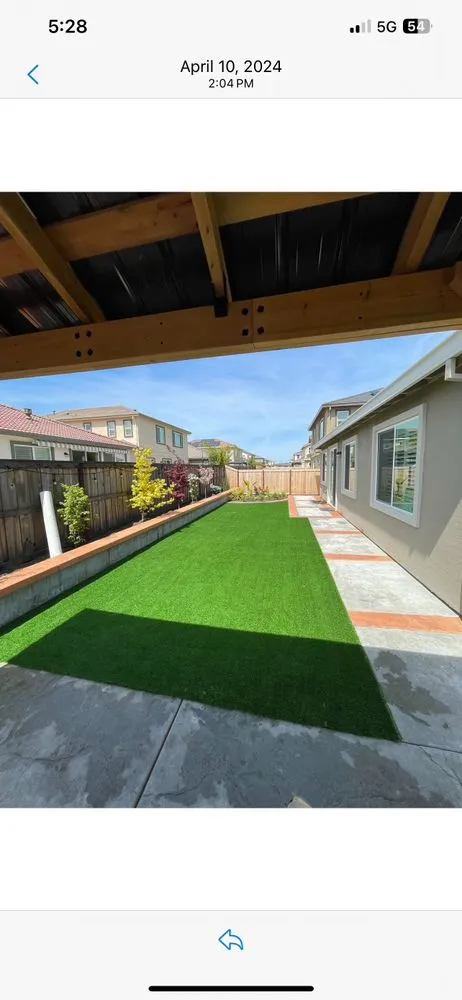 Expert yard cleanup service in Vacaville, CA by Bay Area Concrete Works