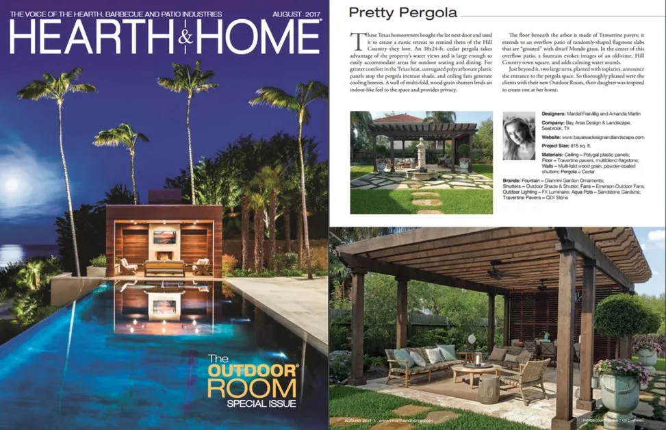 Professional outdoor landscaping for year-round maintenance in Seabrook, TX by Bay Area Design & Landscape