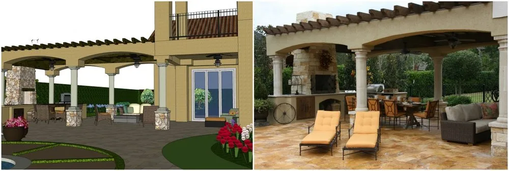 Expert residential landscaping for residential properties in Seabrook, TX by Bay Area Design & Landscape