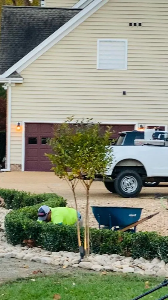 Custom landscape installation in Hampton, VA - Bay Area Landscaping