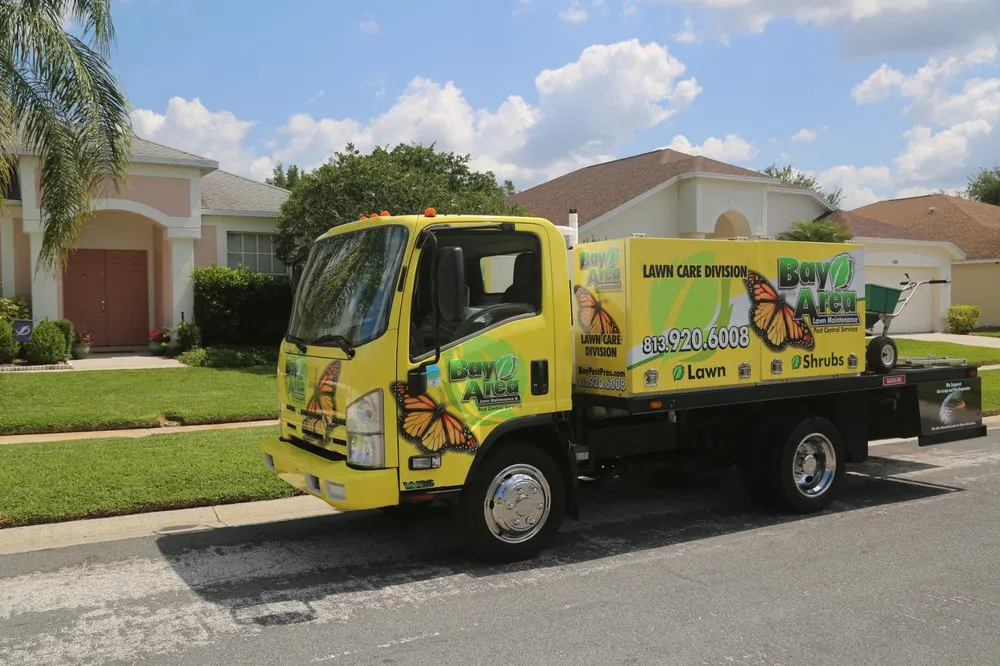 Custom lawn mowing service in Land O Lakes, FL by Bay Area Lawn and Pest Control