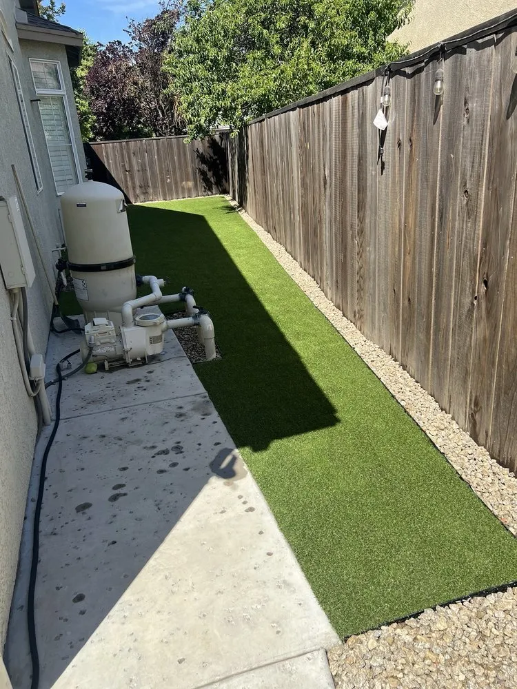Trusted lawn mowing service with custom design across Ceres, CA - Bay Valley Synthetic Turf
