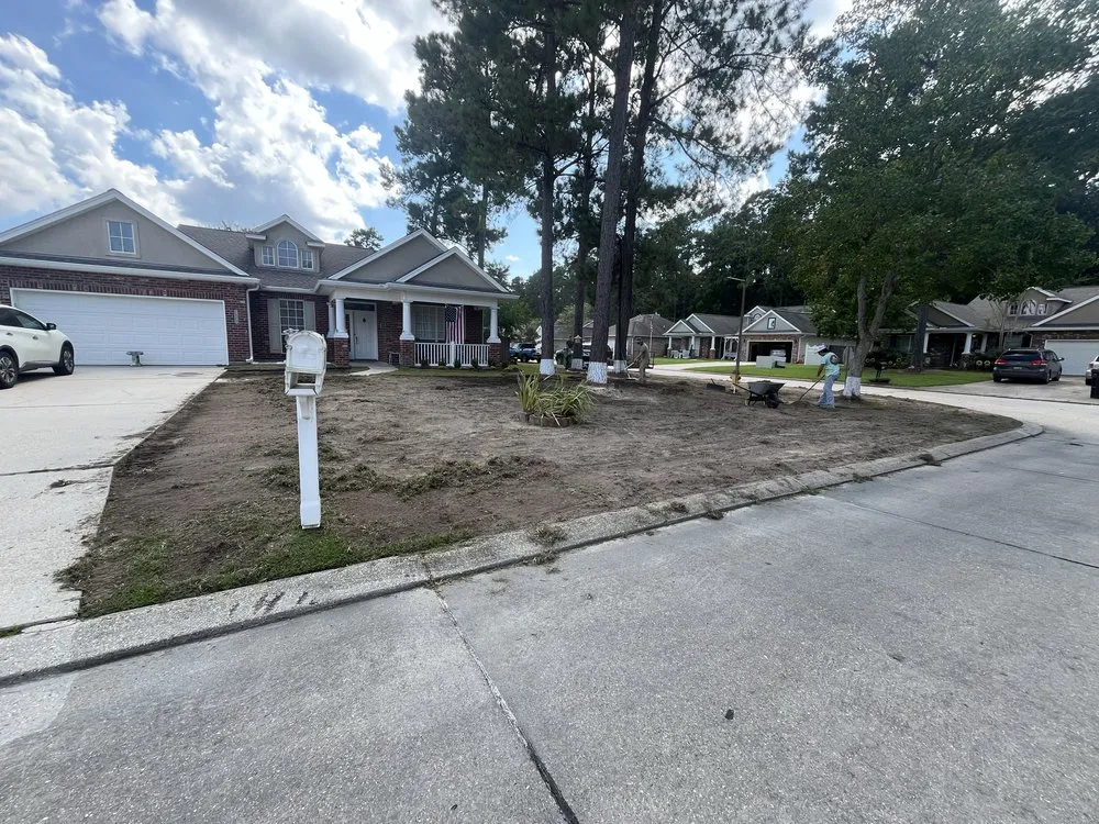 Expert landscaping services with custom design in Covington, LA by Bayou Bloom Landscaping