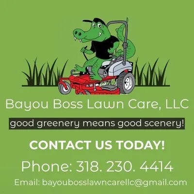 Bayou Boss Lawn Care Logo