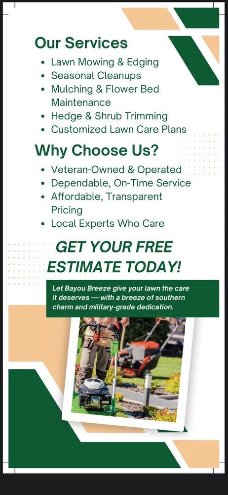 Affordable yard cleanup service in Bay St. Louis, MS - Bayou Breeze Lawn Solutions