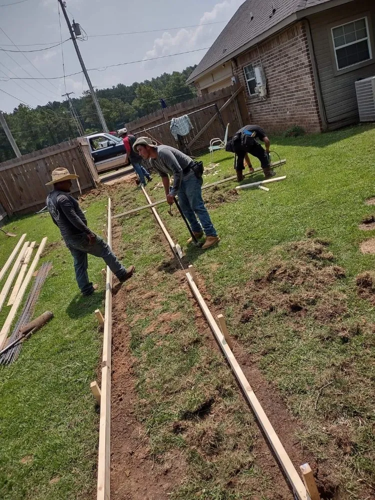 Professional landscape installation for homes in Shreveport, LA by Bayou Builders Construction and Outdoor Services