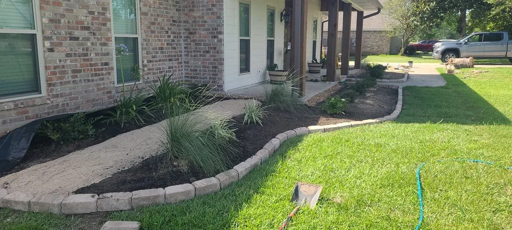 Custom residential landscaping for outdoor upgrades in Lake Charles, LA by Bayou Teche Landcare