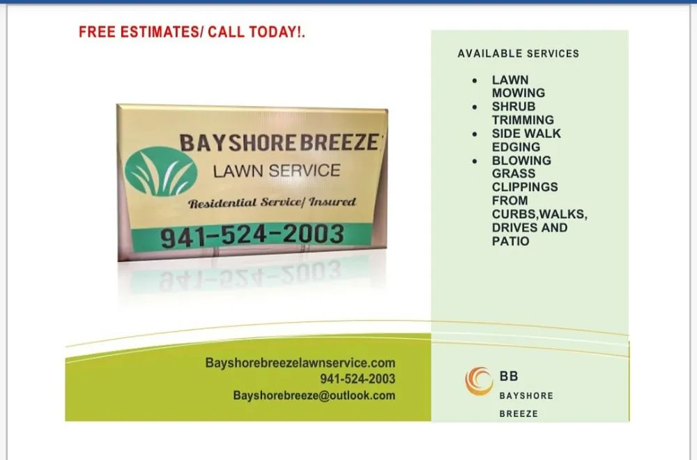 Expert residential landscaping experts serving Bradenton, FL - Bayshore Breeze Lawn Service
