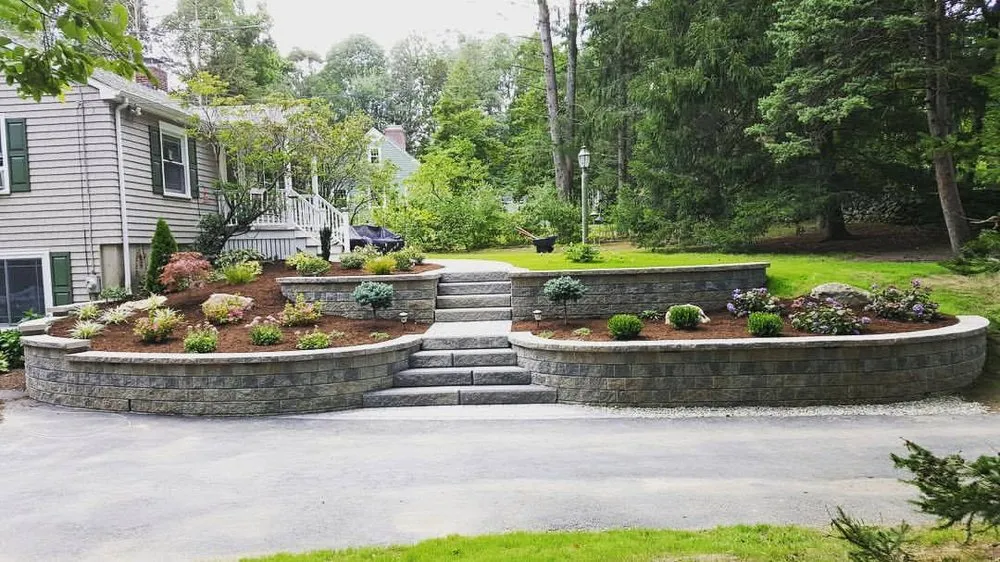 Custom lawn mowing service for beautiful yards across Bristol, RI - Bayside Landscaping