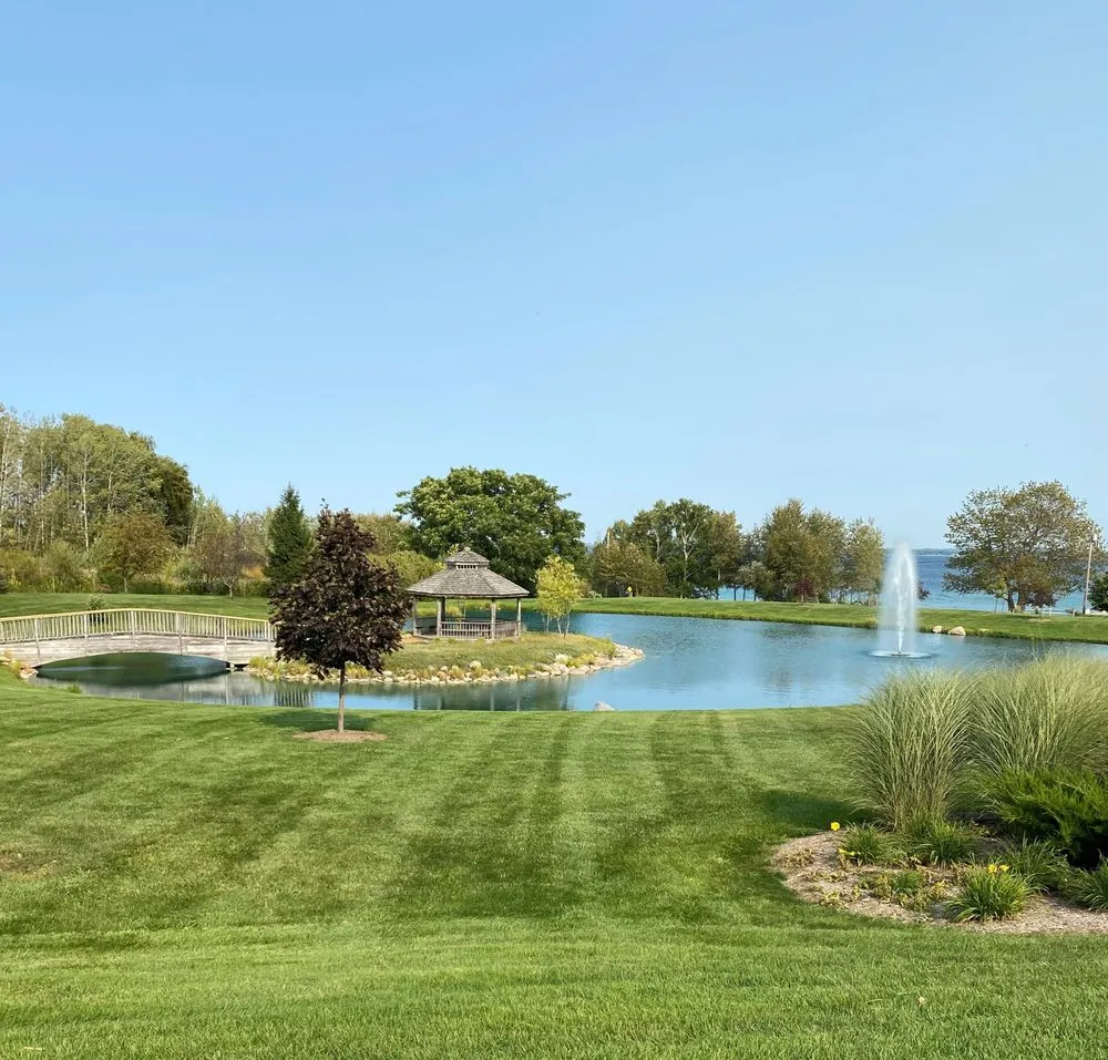 Custom lawn care service for beautiful yards in Traverse City, MI by Bayside Maintenance