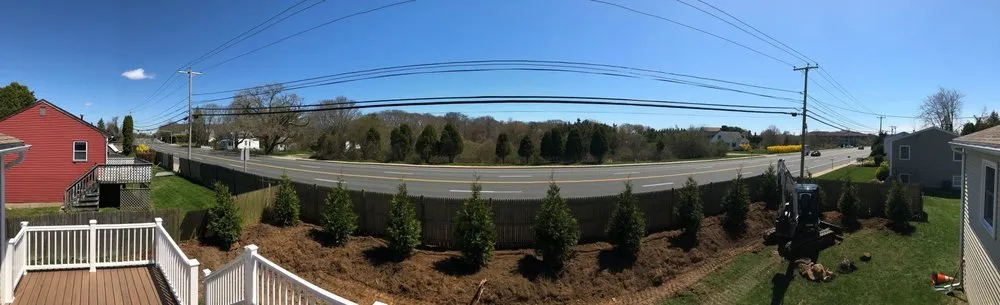Custom landscaping services for homes in Kingstown, RI by Bayside Tree