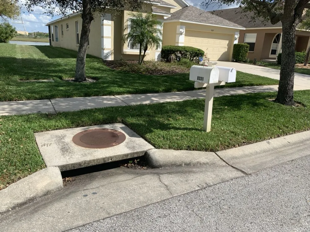 Custom yard cleanup service for residential properties in Tampa, FL by Bayview Lawn Care