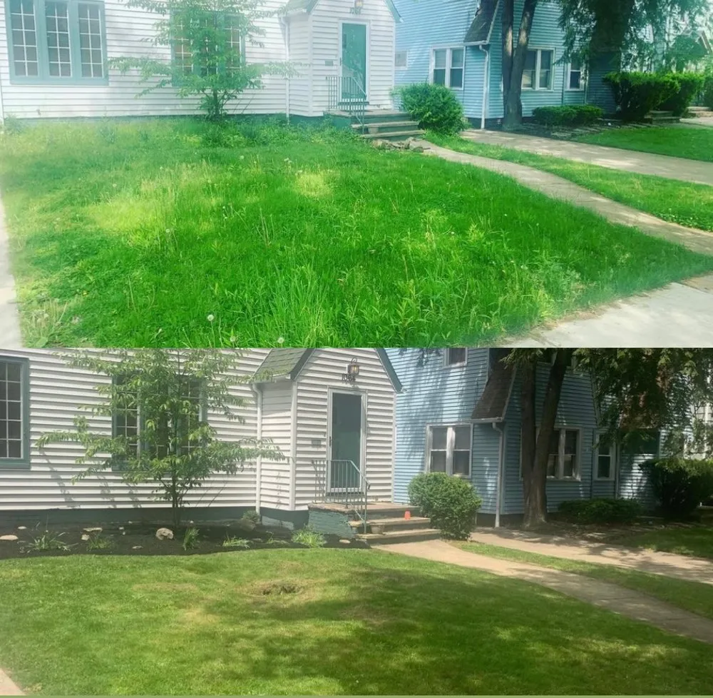 Professional lawn care service for homes across East Cleveland, OH - B&B Landscaping and Snow Removal