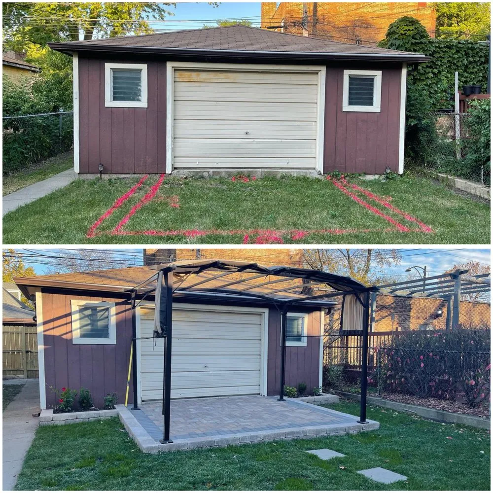 Trusted residential landscaping with custom design in Oak Park, IL by B&B Landscaping Services