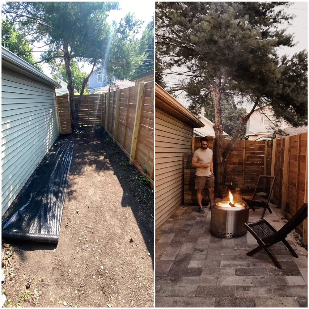 Reliable yard cleanup service for residential properties across Oak Park, IL - B&B Landscaping Services