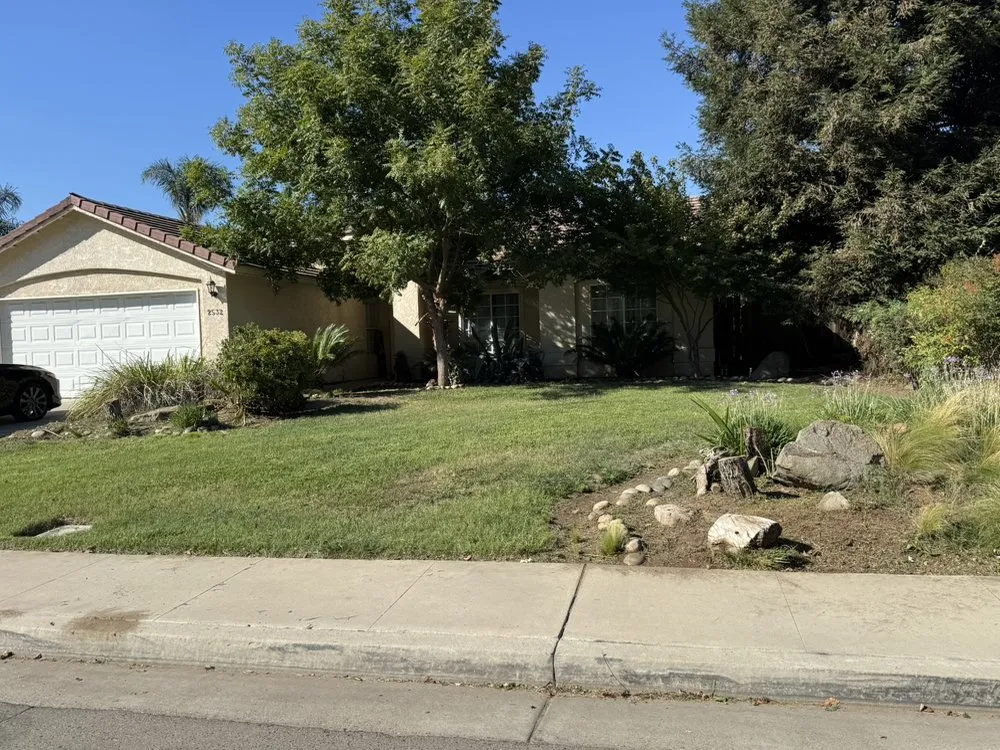 Top-rated outdoor landscaping near you in Visalia, CA by B&B Lawn Care & Hauling