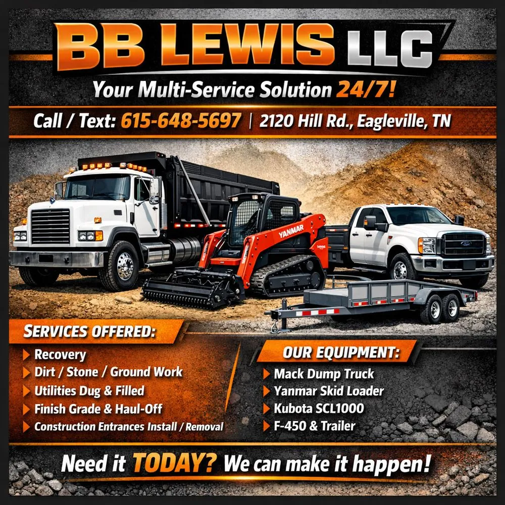 Professional yard maintenance in Eagleville, TN - BB Lewis