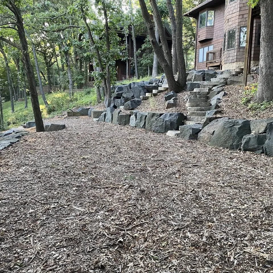 Local outdoor landscaping with custom design in Newport, MN by B&B Outdoor Service