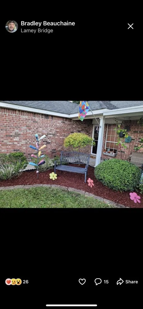 Custom outdoor landscaping experts serving D'Iberville, MS - Bb’s Projects And Lawn