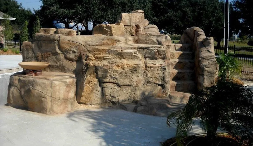 Affordable lawn mowing service with custom design across Independence, LA - BC Rock Forms