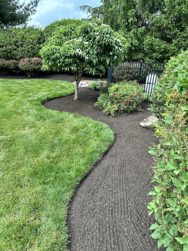 Top-rated landscape installation with custom design in Gilbertsville, PA by B&C Yardcare