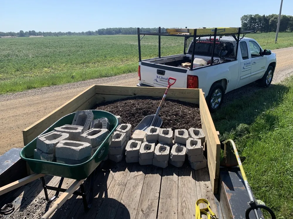 Professional landscaping services for beautiful yards across Chesaning, MI - B.C.Details