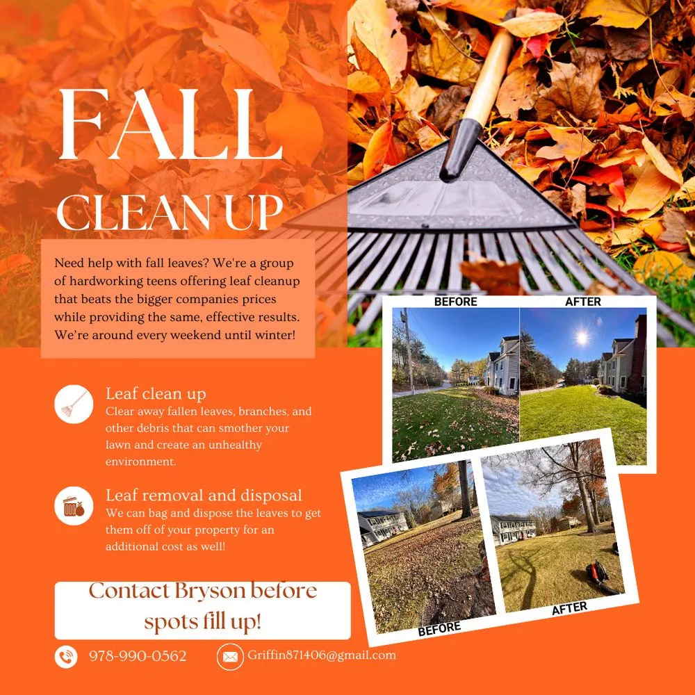 Local yard cleanup service for residential properties across Lunenburg, MA - BCT Landscaping